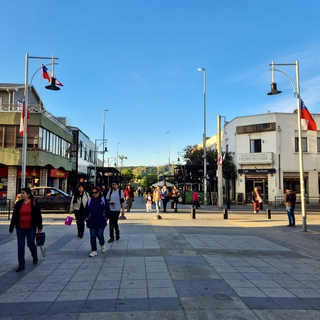 Paseo Latorre hacia el hotel